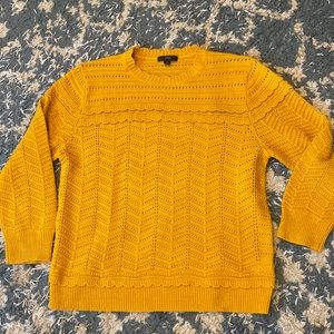J.Crew pointelle sweater